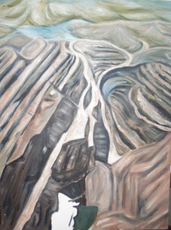 artist's view of the Argyle mine